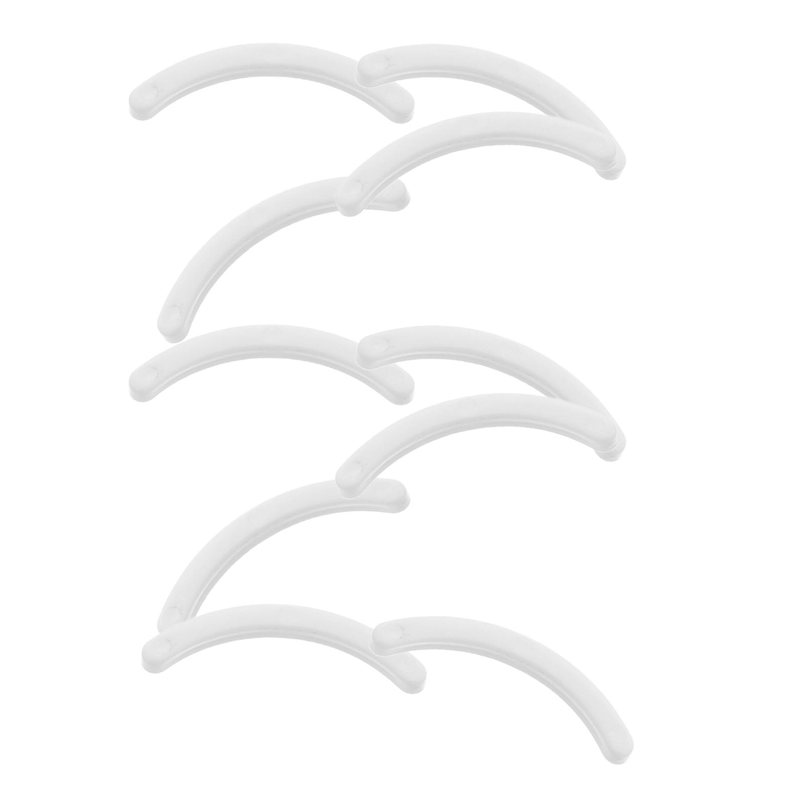 11pcs Eyelash Pattern Tools Grafting Clips, Pads, Curler Strips for Salon & Home Use Dramatic Look Display Kit