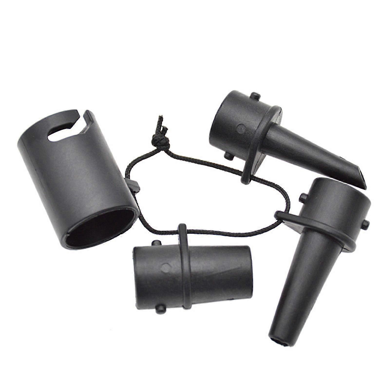 2025 4Pcs/Set Tire Compressor Converters Black Quick Pump Fitting Replacement Nozzle Adapters