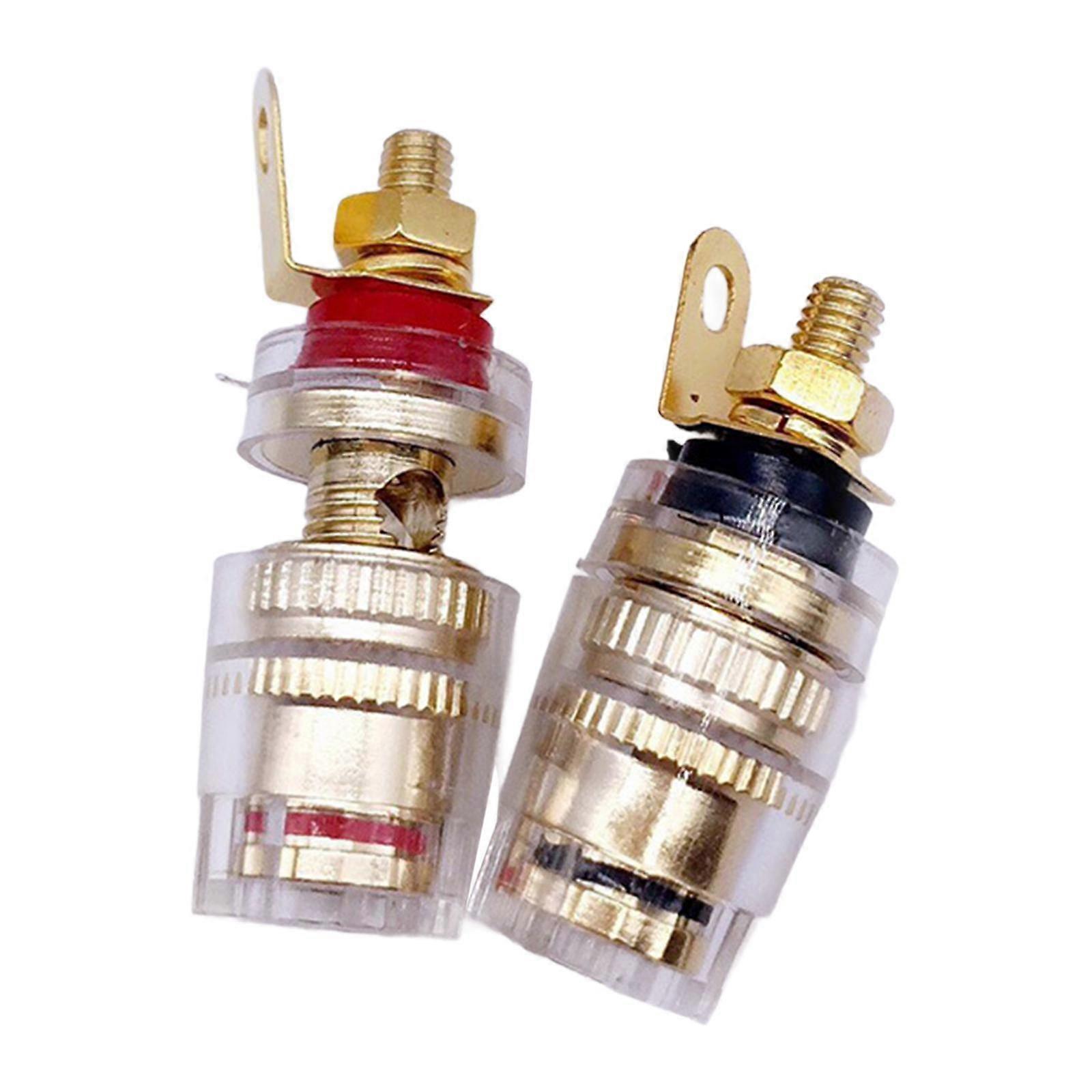 Speaker Binding Posts Banana Jacks for Amplifier Loudspeaker Audio Systems