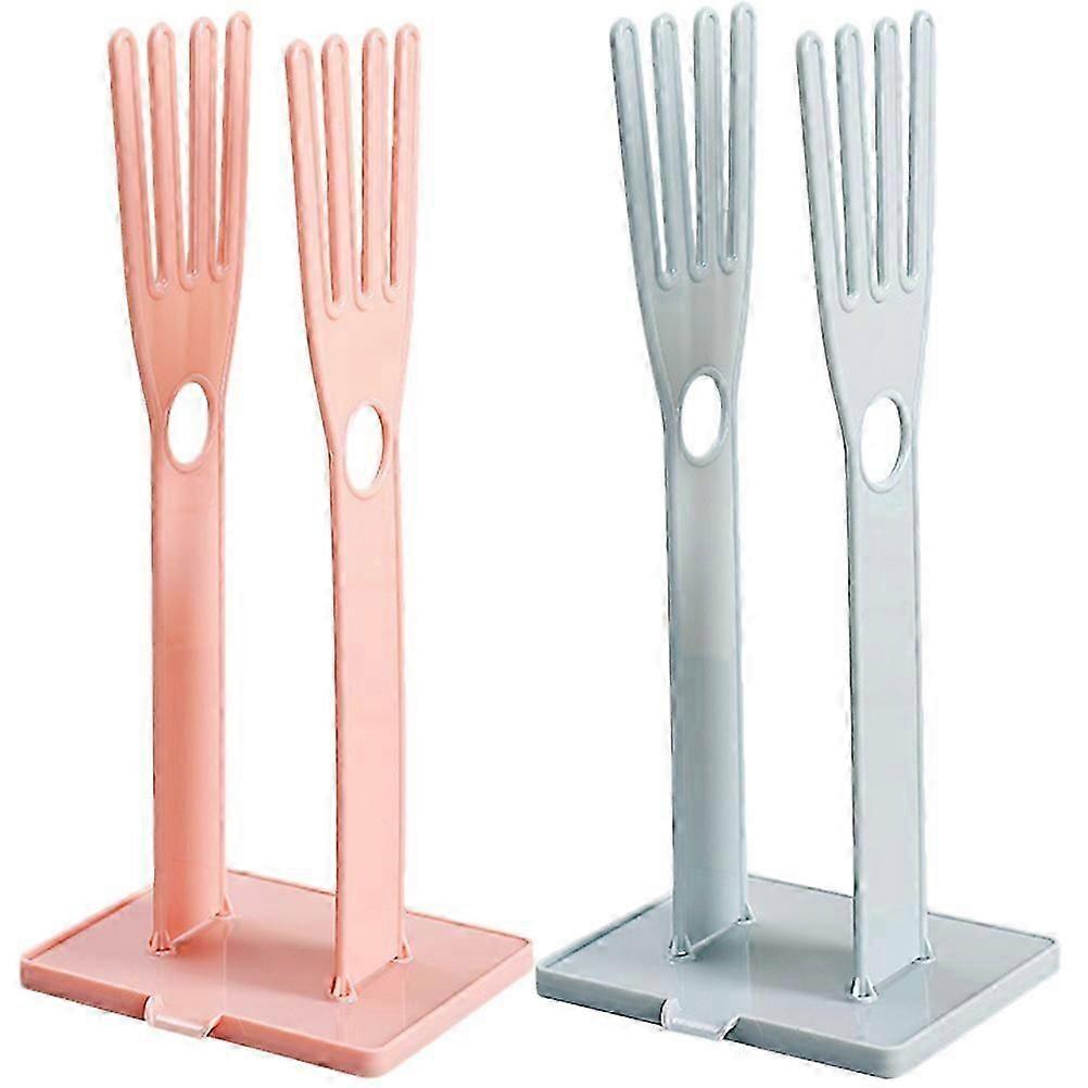 2pcs Kitchen Glove Holder Glove Drying Rack Drying Rack Mitten Storage Rack Duster Cloth Stand