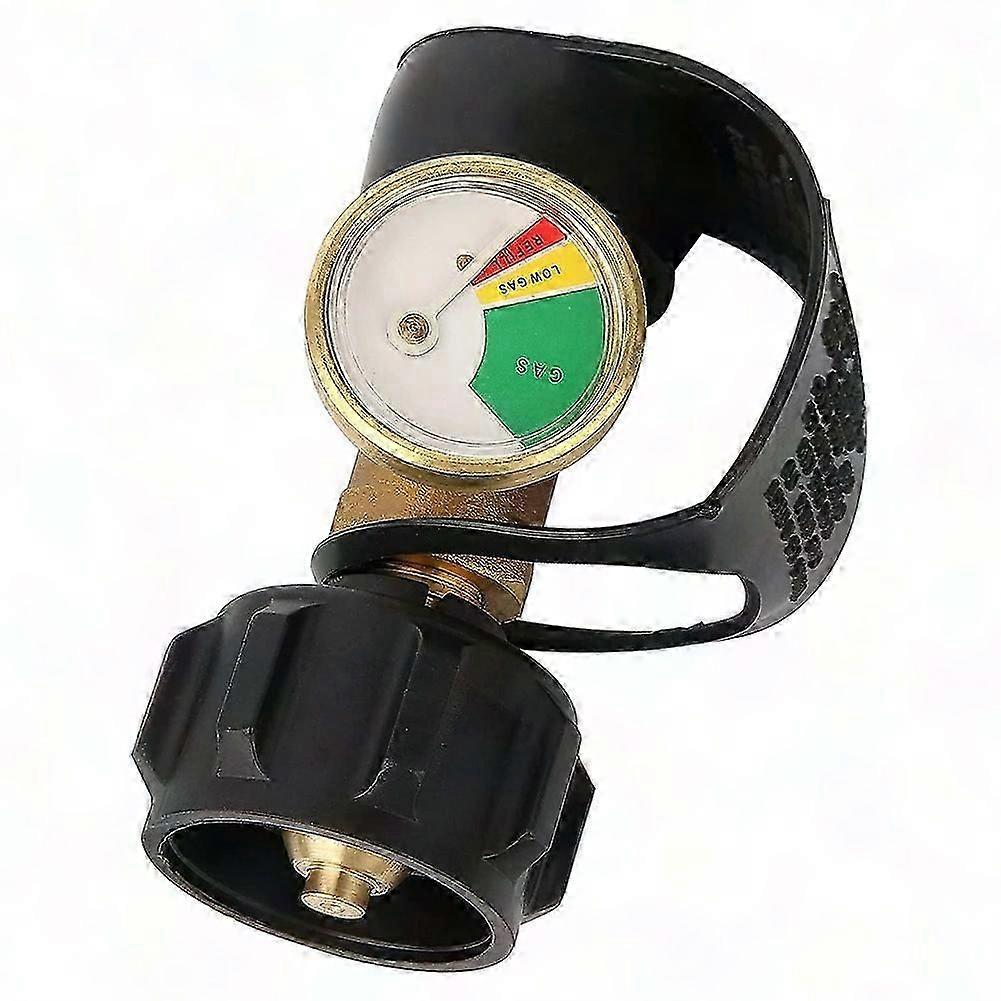 Propane Tank Gauge Level Indicator & Leak Detector for RV Camper with Type 1 Connector