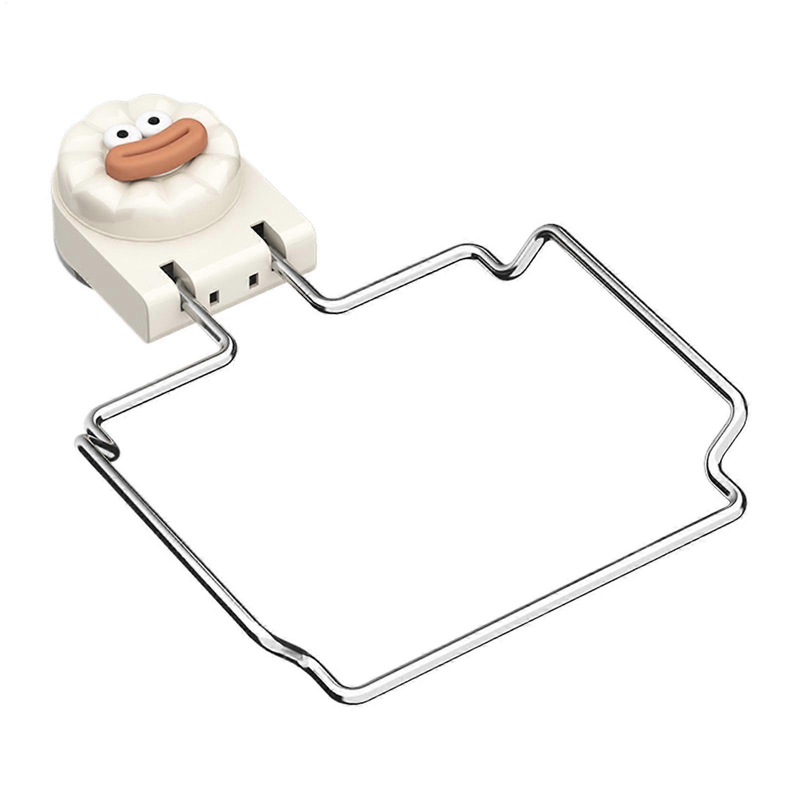 Foldable Food Catcher for Sink, Mesh Bag Holder, Multi-Purpose Storage Rack For Restaurant Hotel Kitchen Creamy