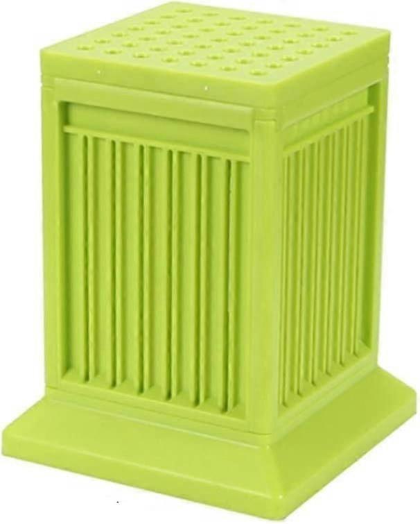 49 Holes Reusable Grill Meat Cutting Tool Spit Maker Kebab Making Box (Green)