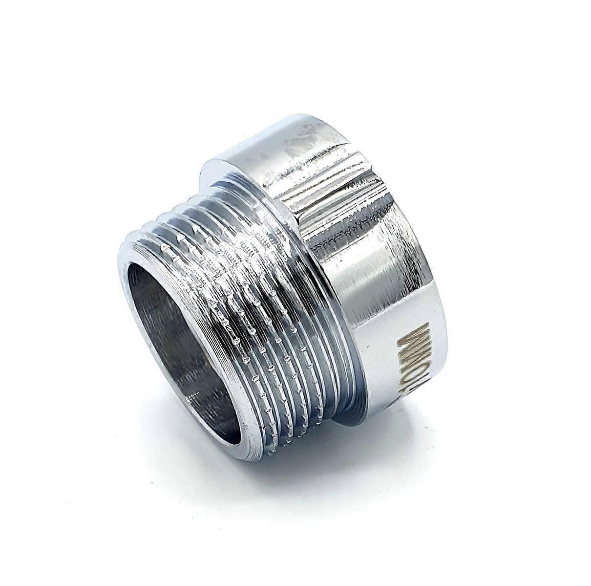 Invena 3/4" BSP Pipe Thread Extension Female to Male 22mm Chrome Brass 10mm Long Connector