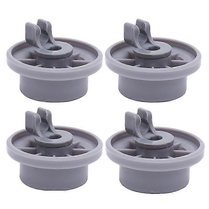4-Pack Dishwasher Lower Rack Wheel Replacement for Bosch & Kenmore Dishwashers - Repla
