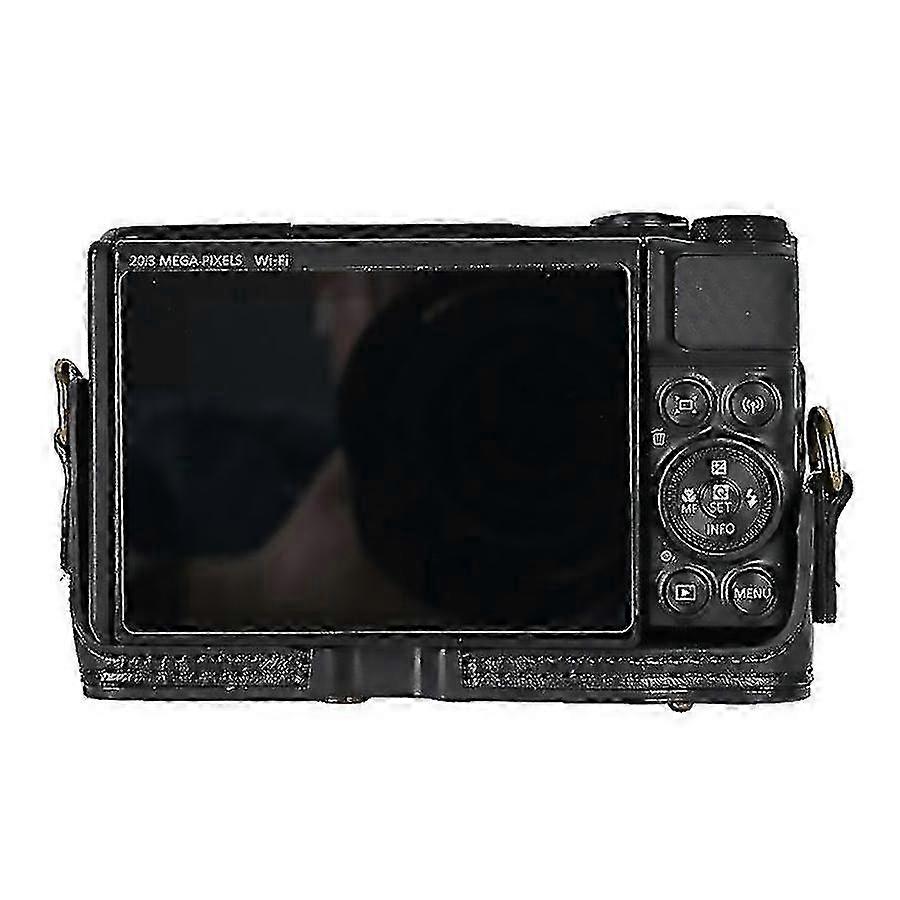 Lightweight camera pouch for Canon SX740 with storage pockets