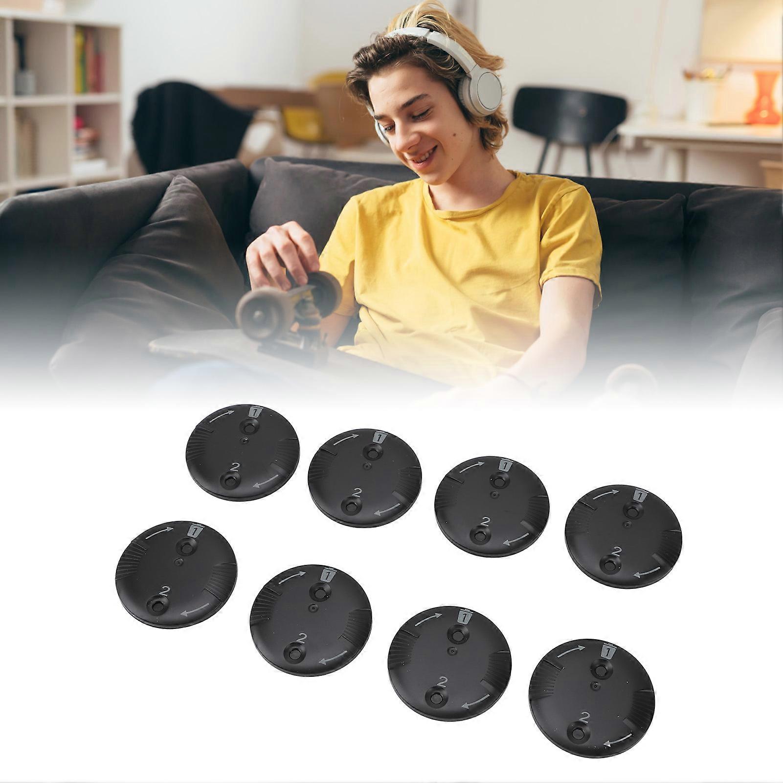 Earwax Guard Filter Round ABS Earphone Cleaning Disk Durable