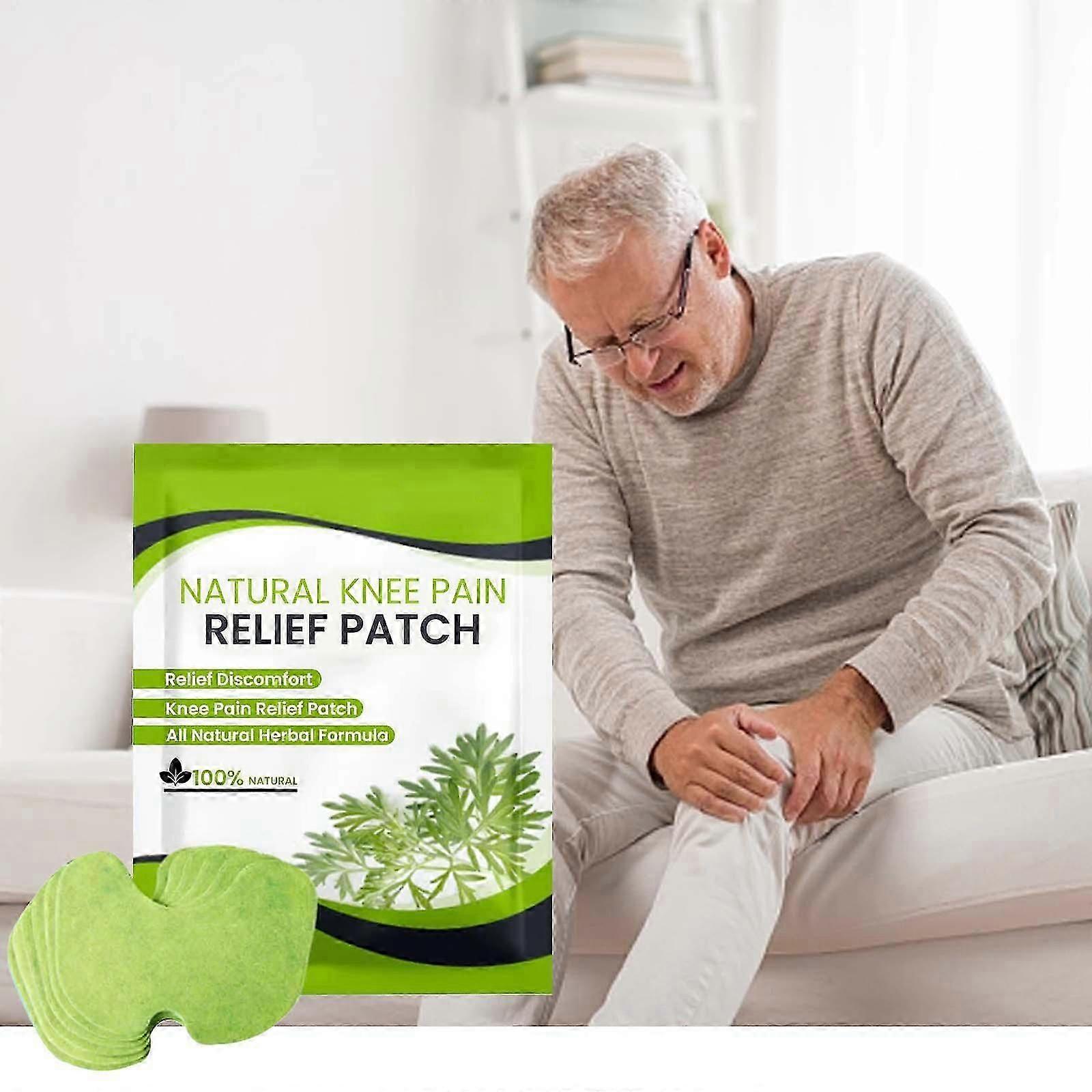 Knee Pain Relief Patches, Knee Heat Patches,Knee Cervical Plaster Warming Herbal Plaster Wormwood Heat Patches Relief Of Back, Neck, Shoulder Pain