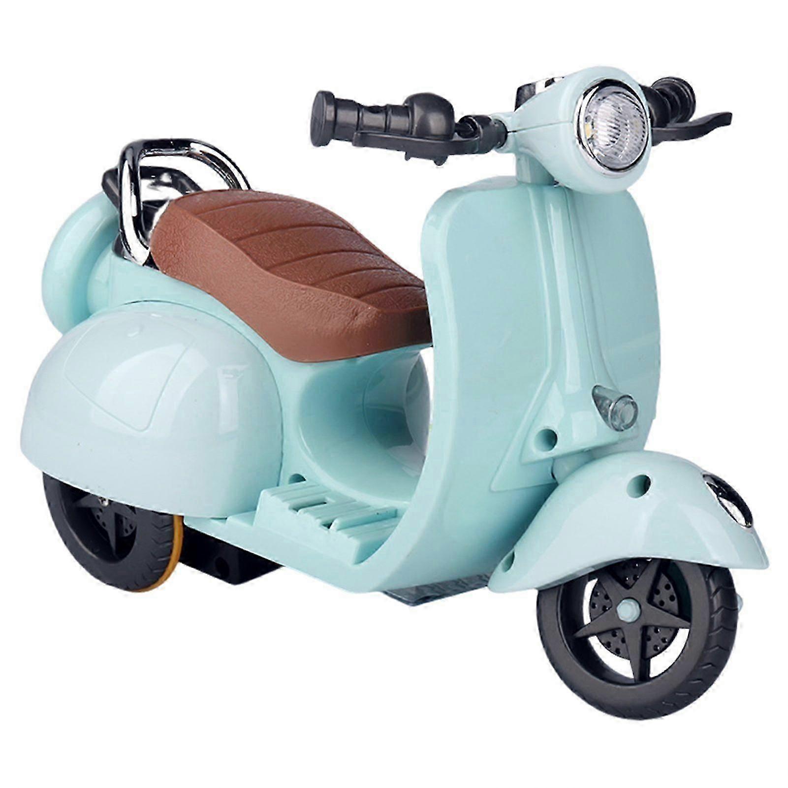 Toy Car Doll Accessories Doll Scooter Toy With Light Music Interactive Rotating Toy For Doll