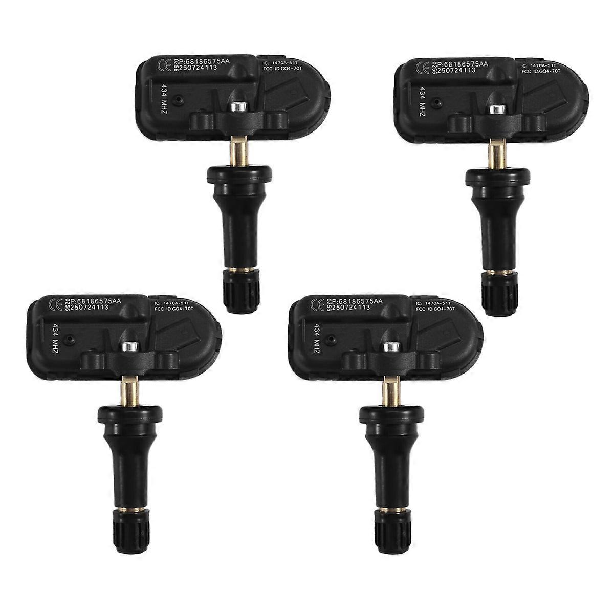 TPMS Tire Pressure Monitoring System 68186575AA for RAM 434MHz 4 Pcs