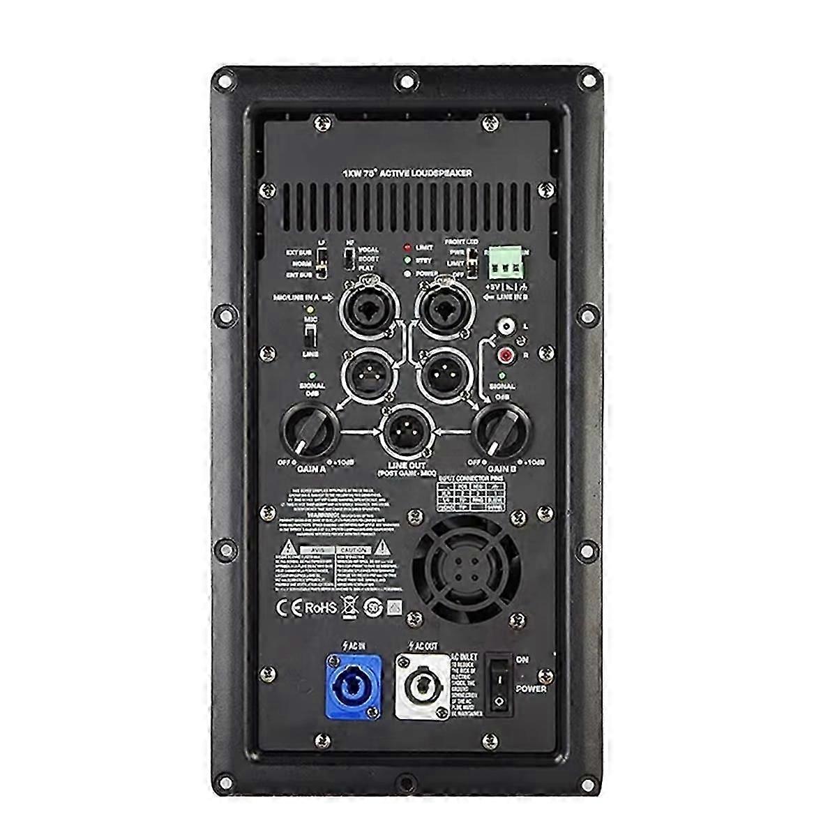 K12a Professional Digital Power Amplifier Module 1000w Active Class D Power Amplifier Broad For Home