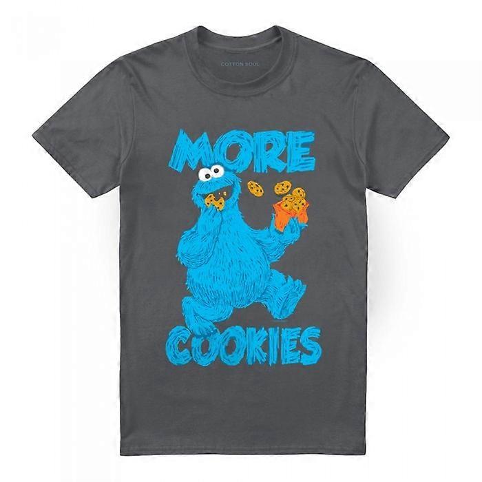 Sesame Street Unisex Adult More Cookies T-Shirt