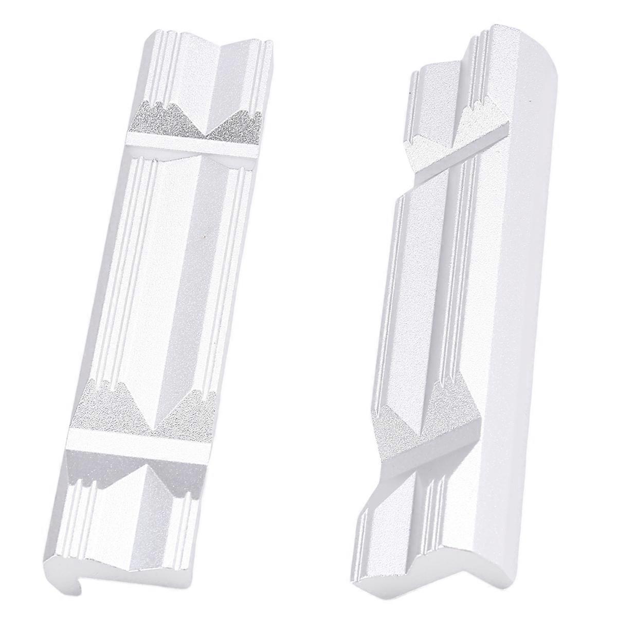 2Pcs 5inch Vise Jaws Milling Vise Jaw Clamps Magnetic Bench Vice Pad Tools for Gripping Mechanical Pipe Fitting Fixed