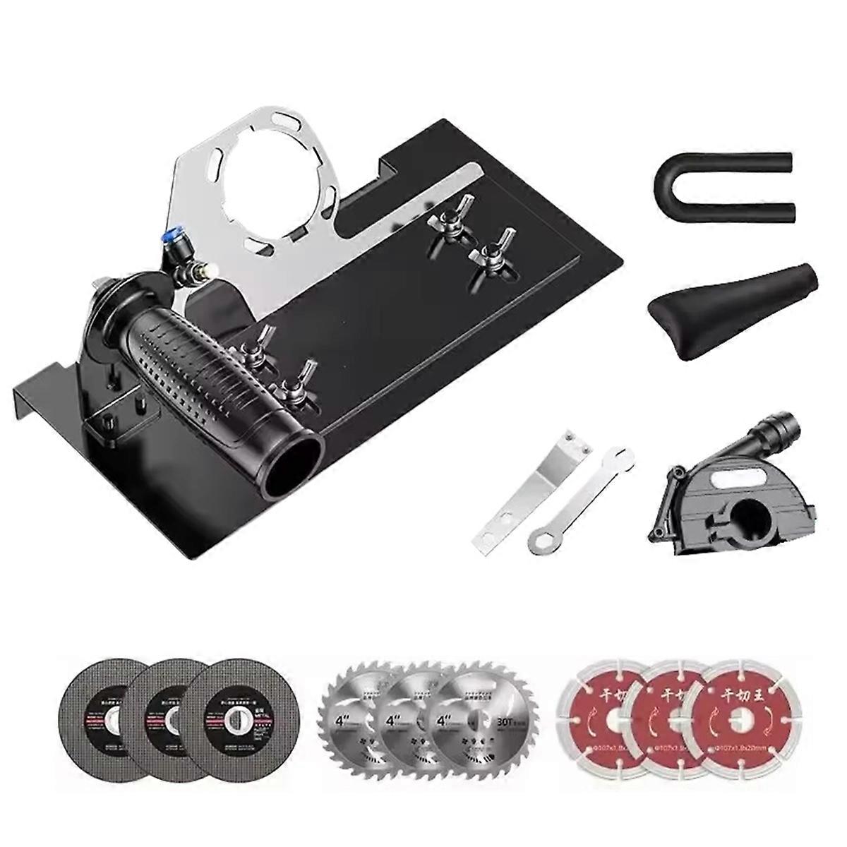 Angle Grinder Cutting Tiles Stand 100-125type Attachment Stone Trimming Bracket Support Tools, Set A