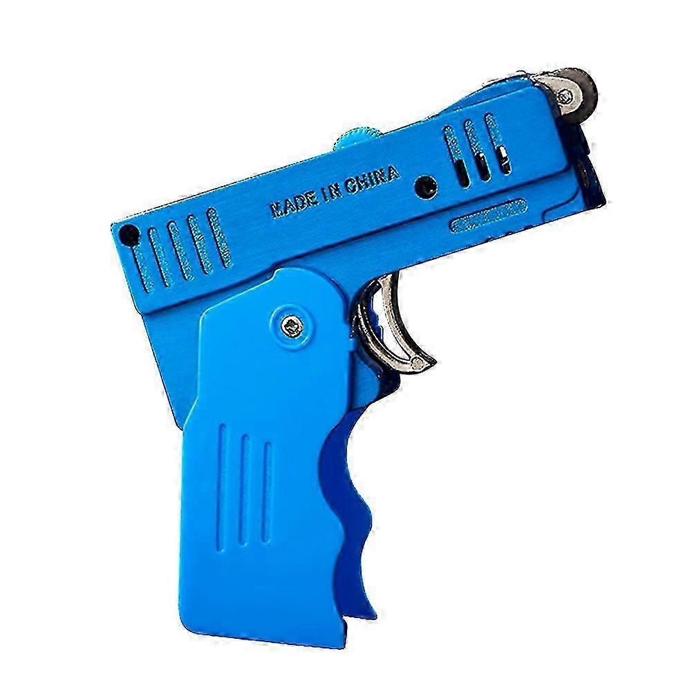 Double Fire Deformation Pistol Lighter Adjustable Flame Environmental Protection Durable Integrated Lighter Black Gray