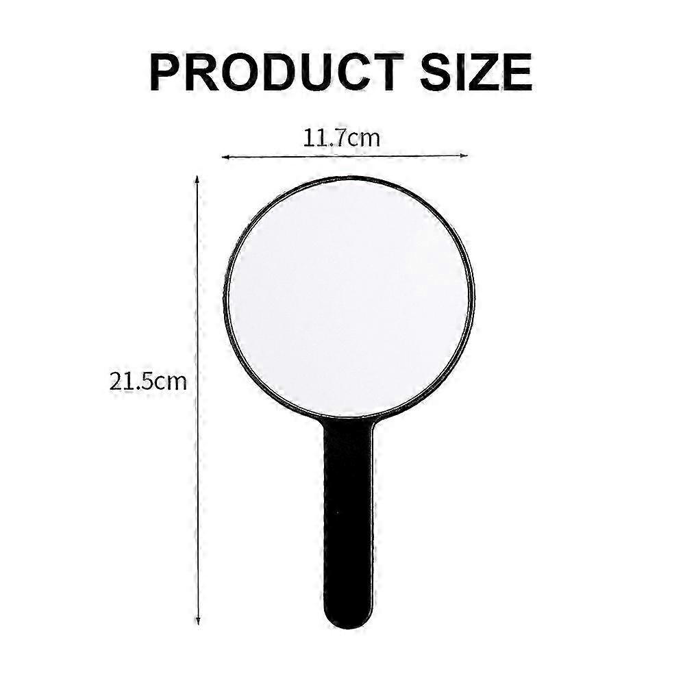12*21.5 round handle mirror handheld makeup mirror portable mirror travel 2025
