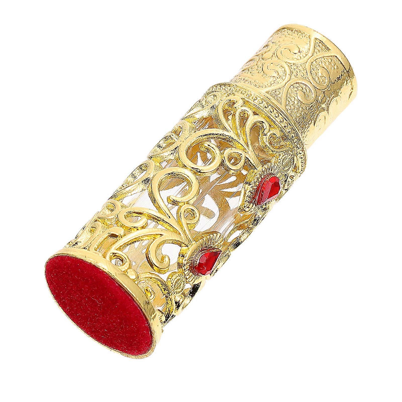 Fashionable 3ml Glass Perfume Bottle Retro Design Perfect For Dressing Table Decoration 1Pc