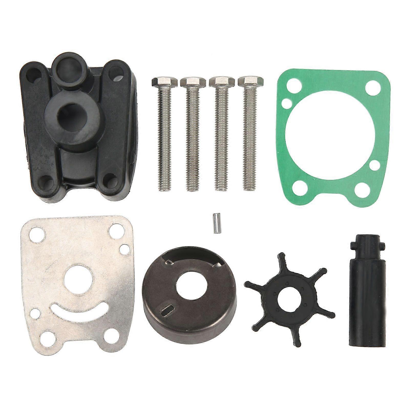 Kit de turbine de pompe à eau marine Kit de réparation de pompe à eau de moteur hors-bord haute résistance pour 2 temps 4 temps 4HP 5HP 6 HP