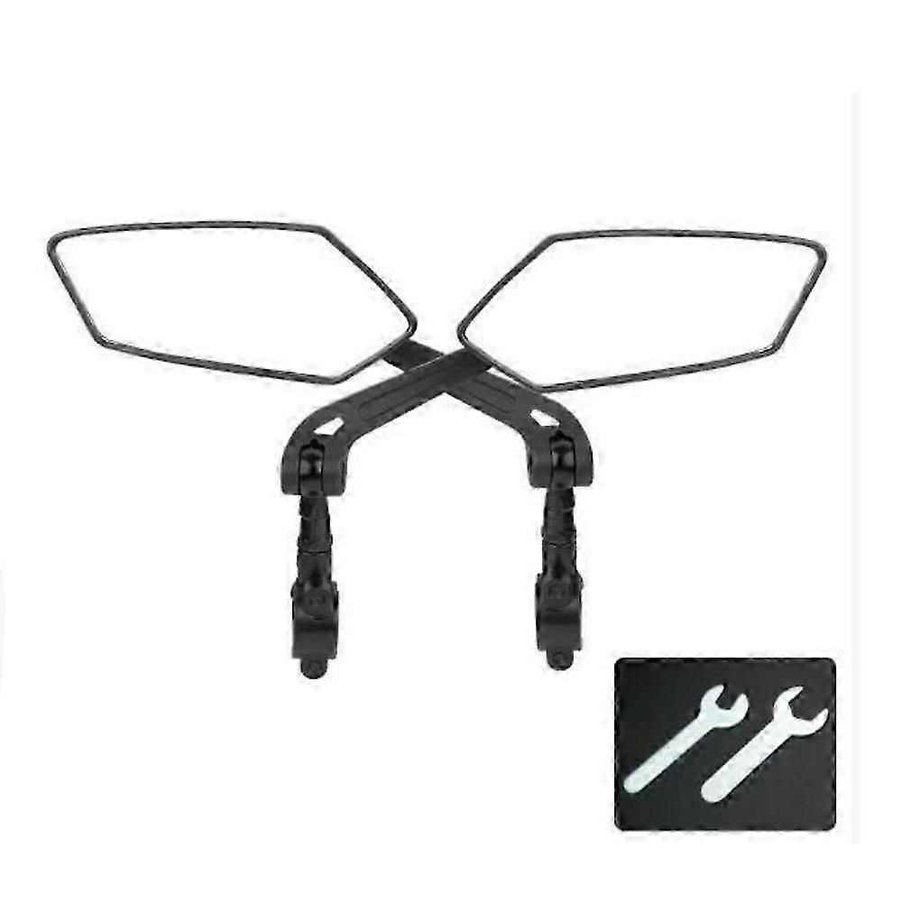 Indicatespoint Bike Mirrors 2 Pack, Bike Mirror Handlebar Mount