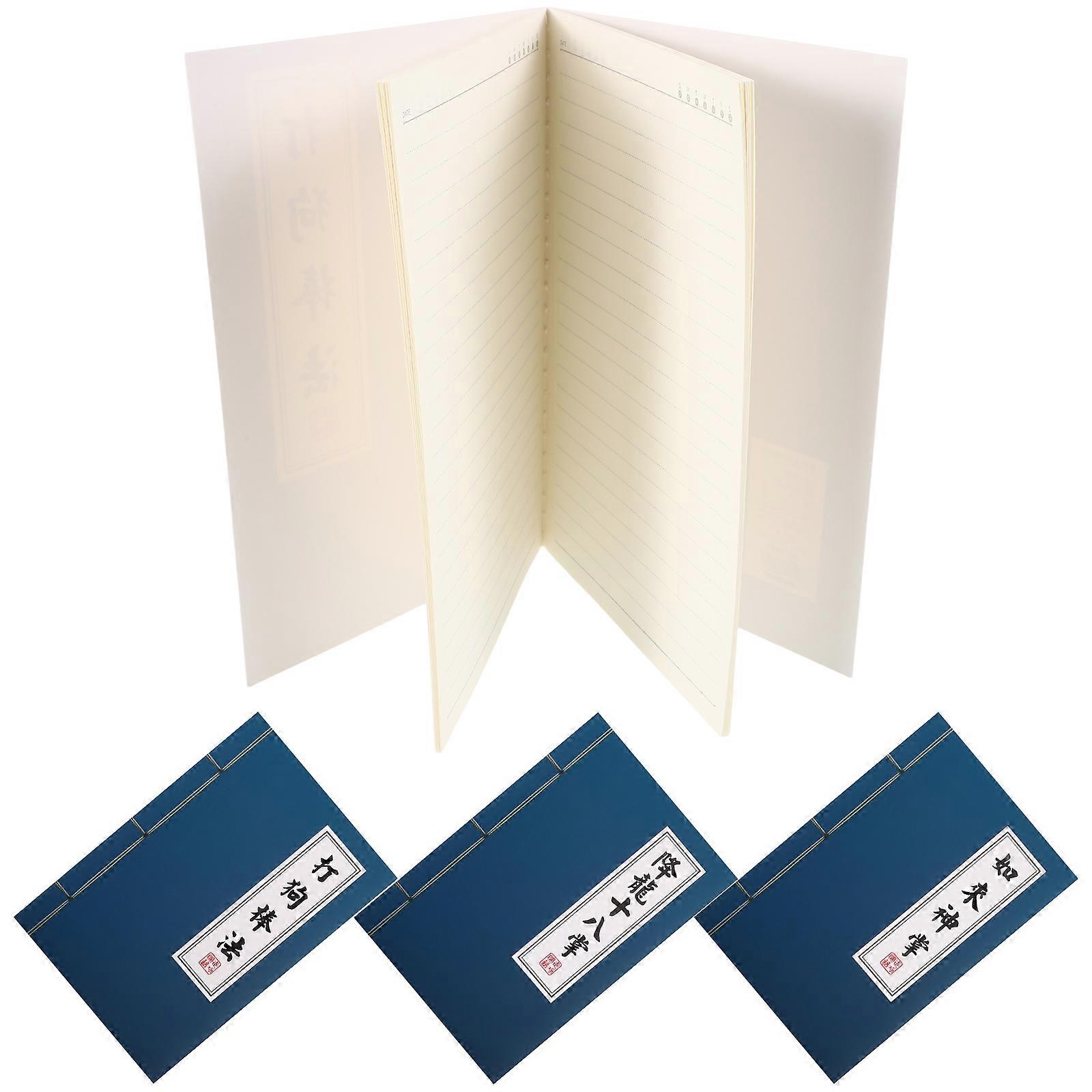 Chinese Style Notebook for Writing 20Pcs Vintage Martial Arts Designed Notepad