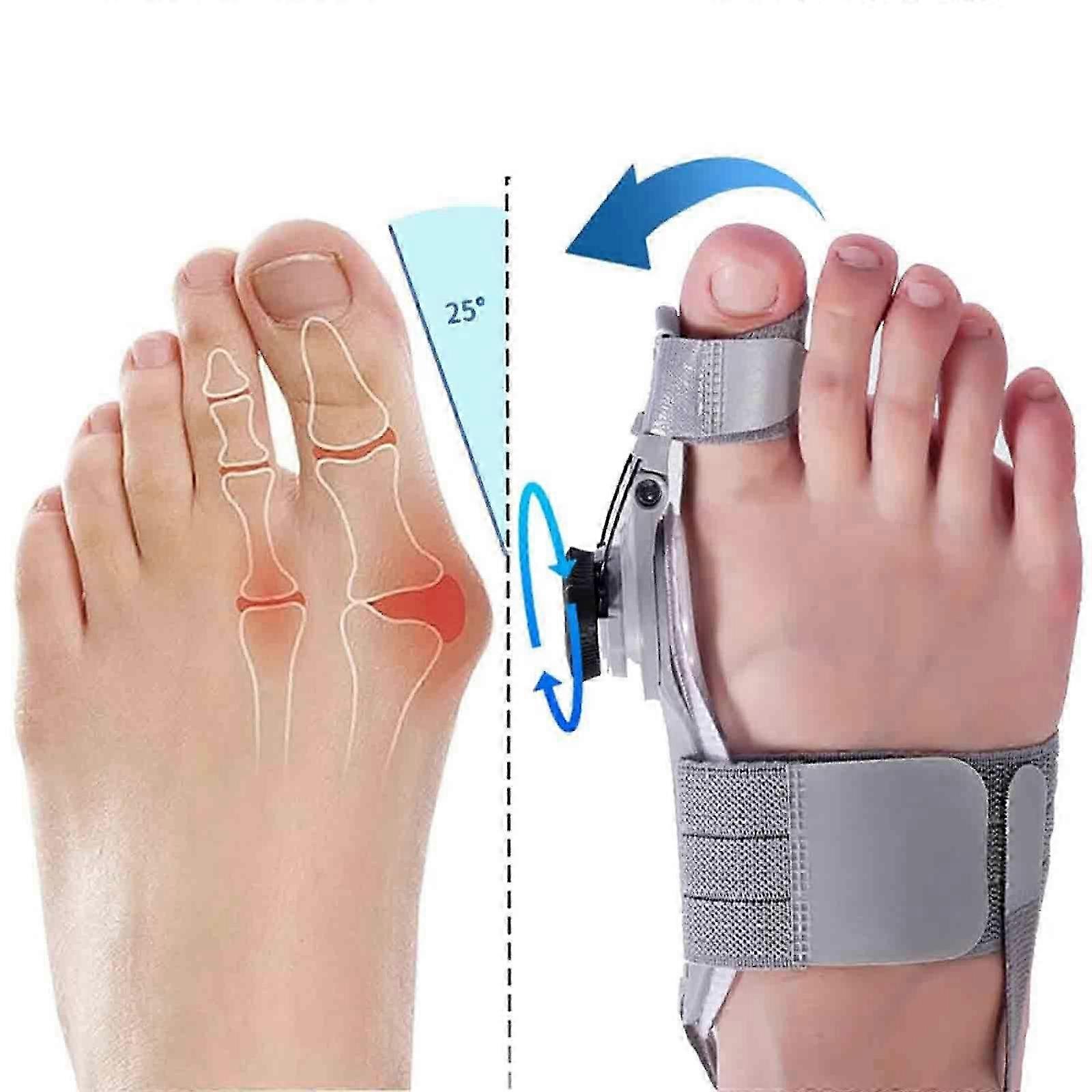 Bunion Valgus Corrector, Big Toe Straightener Splint for Pain Relief Support