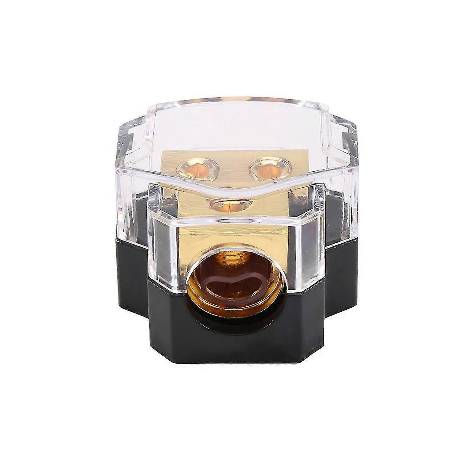 Car 1 in 2 Out Way Power Ground Distributor Blocks Car Audio Splitter