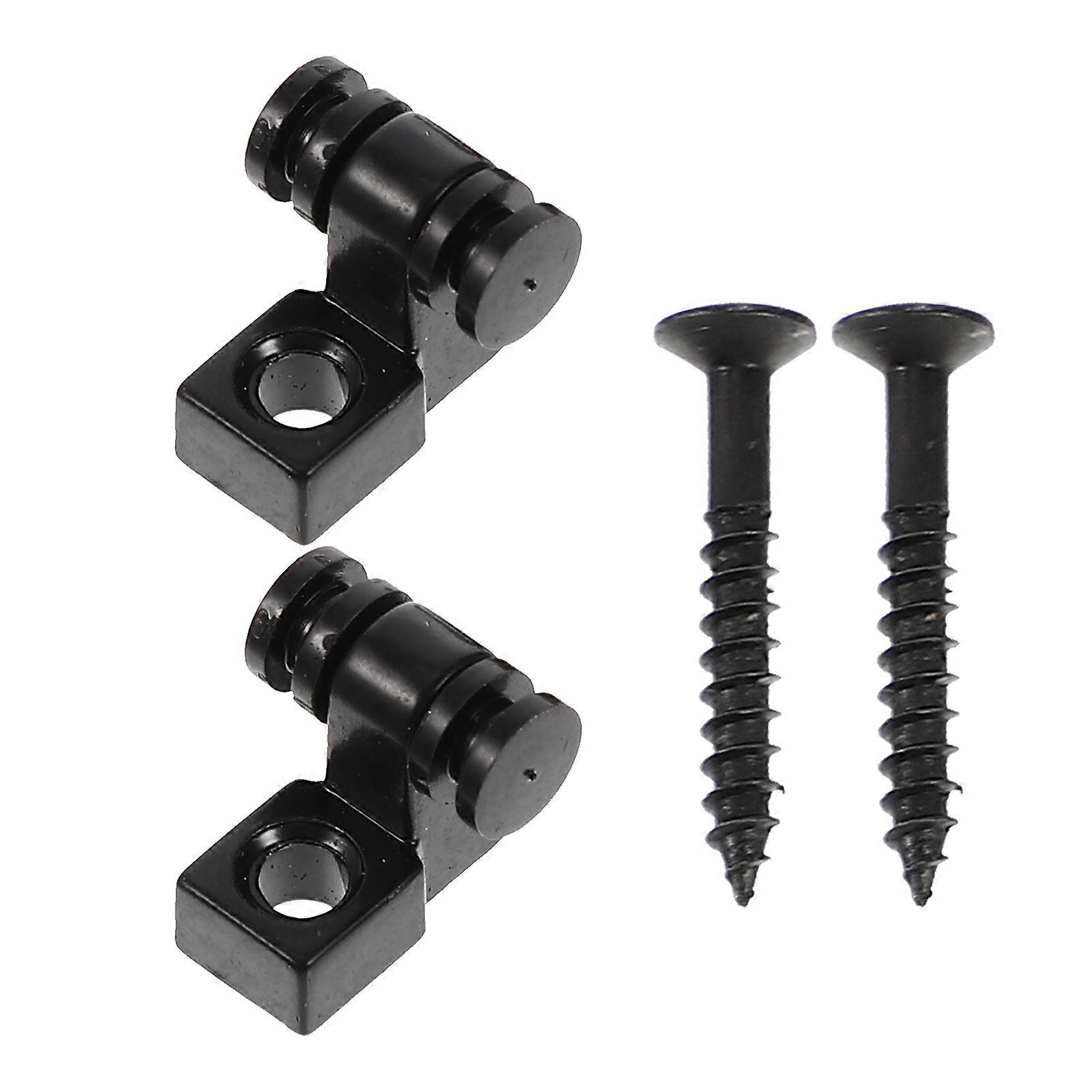 Metal Guitar String Tree Electric Guitar Parts String Lock Buckle 4Sets