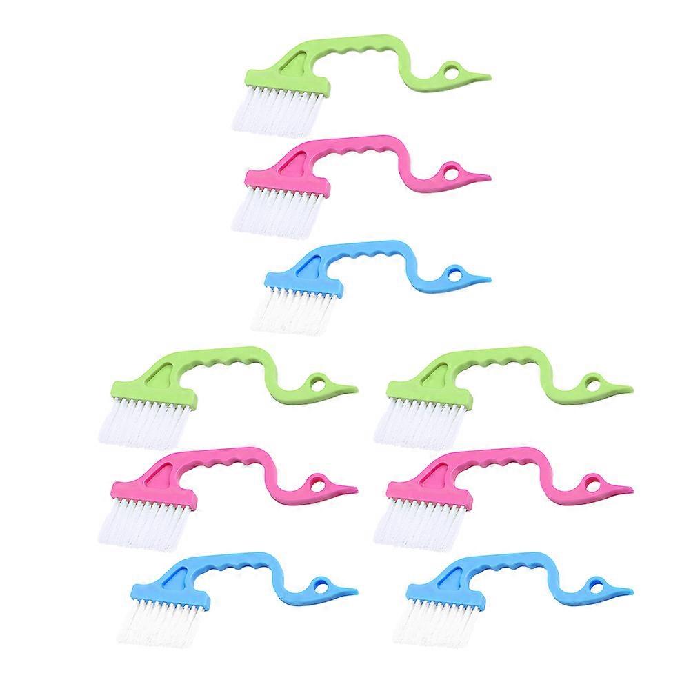 Slot Cleaning Brush Handheld for Effective Cleaning 9Pcs Window Groove Assorted