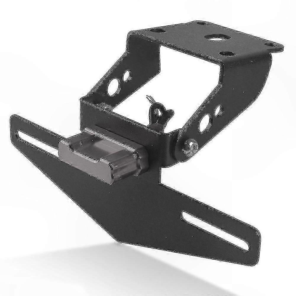 Motorcycle Rear Plate Holder with LED Light for 2013-2023 Models
