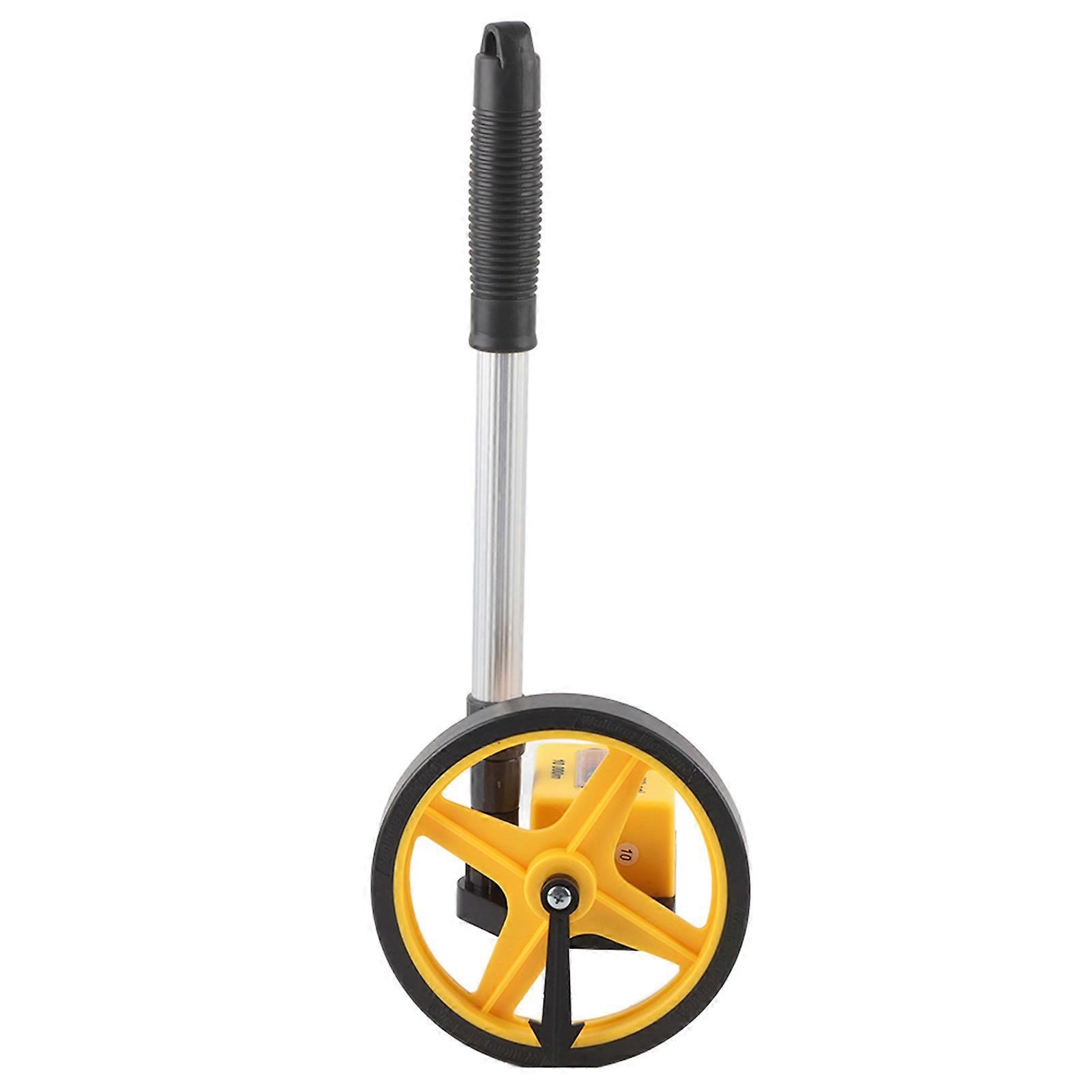 Mini roue de mesure de distance précise 0 à 9 999,9 m avec manche télescopique