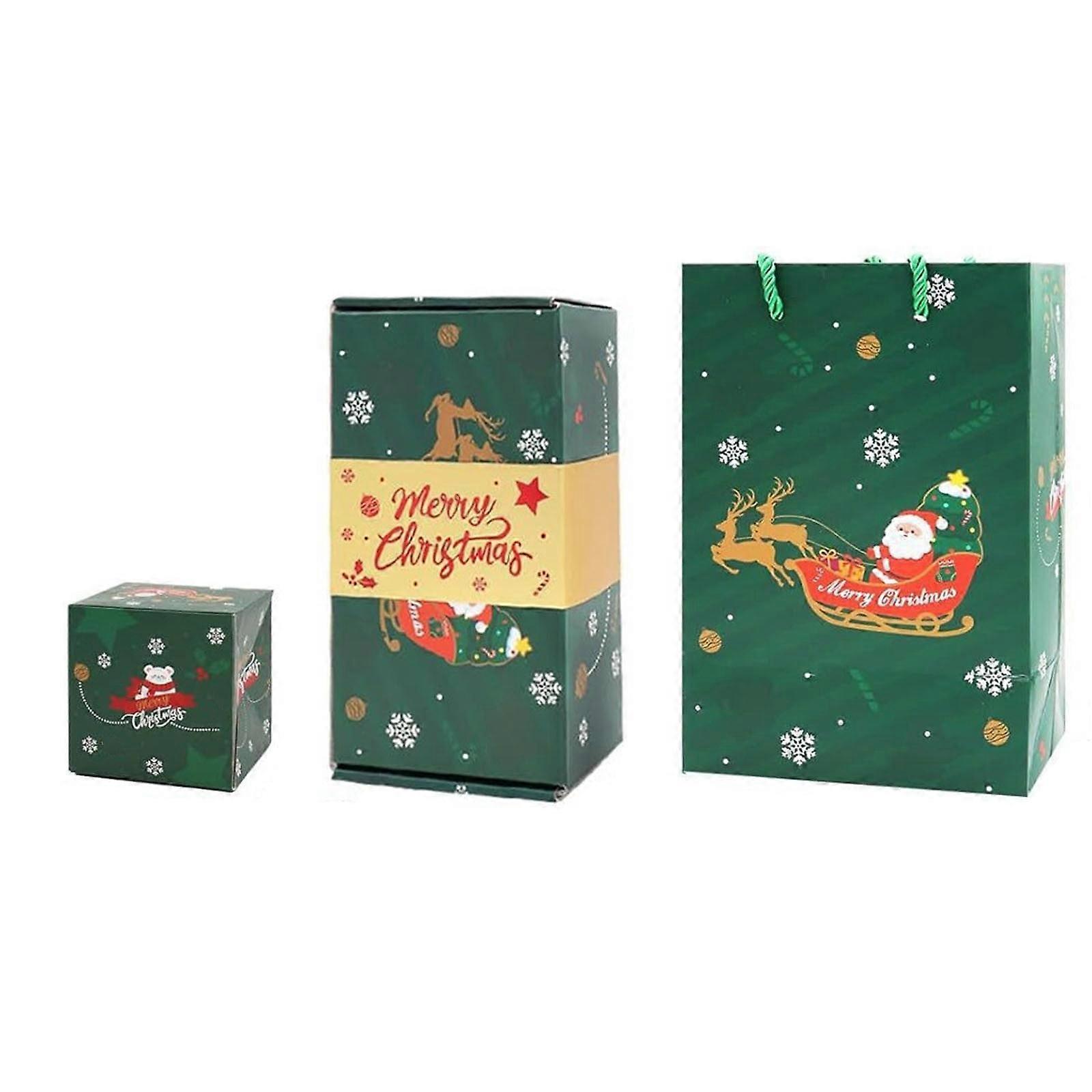 Christmas Surprise Gift Box Set - Popup Explosion & Folding Red Envelope Boxes for 2024