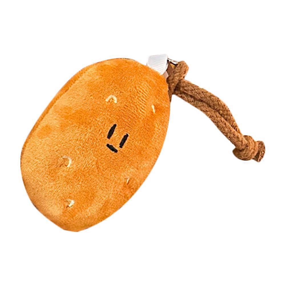 Potato Keyring Plush for Backpack Hanging Accessory 4Pcs Set