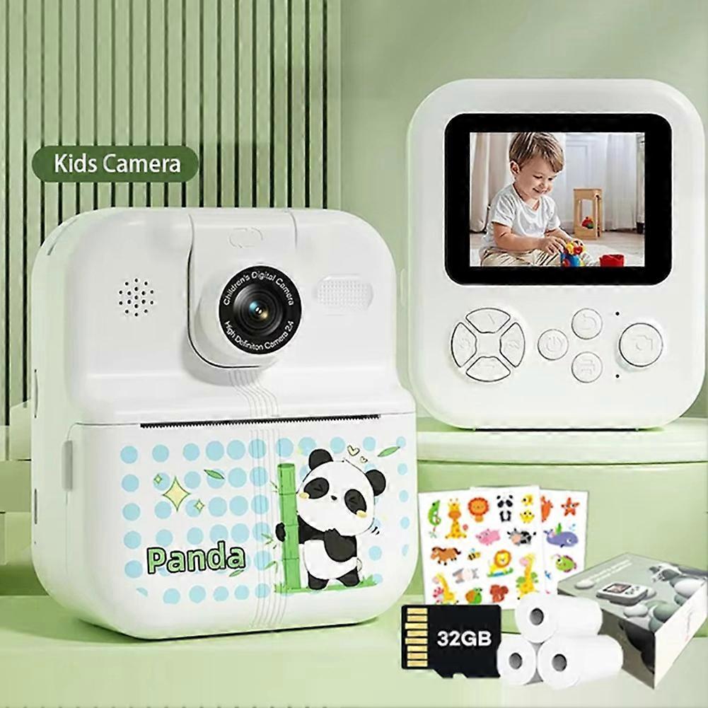 Kids Camera Cute Camera P o Printer Digital Children Video Camera P ography Instant Print P o Panda
