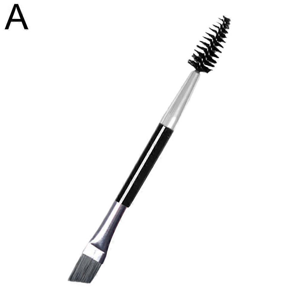 Dual-Sided Eyelash Comb and Angled Eyebrow Brush for Precise Shaping and Flawless Application