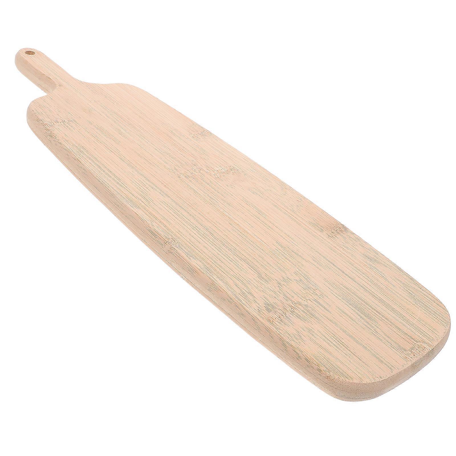 Wood Chopping Board for Kitchen Use 4Pcs Pizza Cutting Boards with Handle