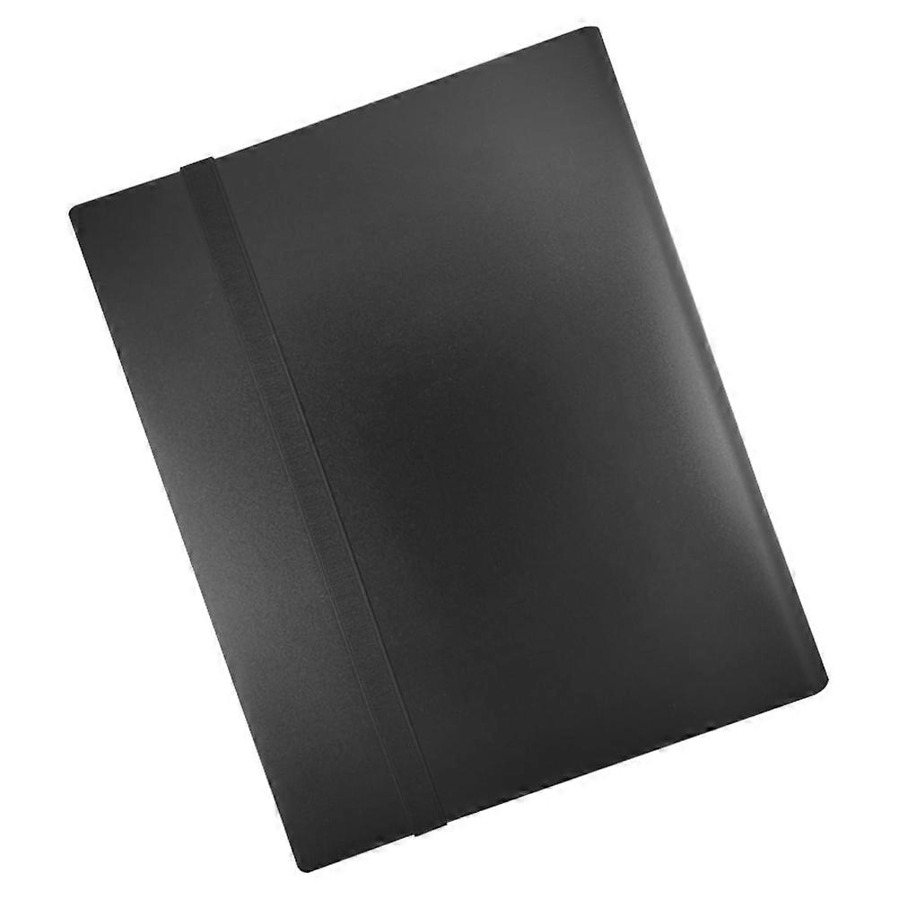 Game Cards Storage Book for Storage Use with Solid Sealed Pages Black PP