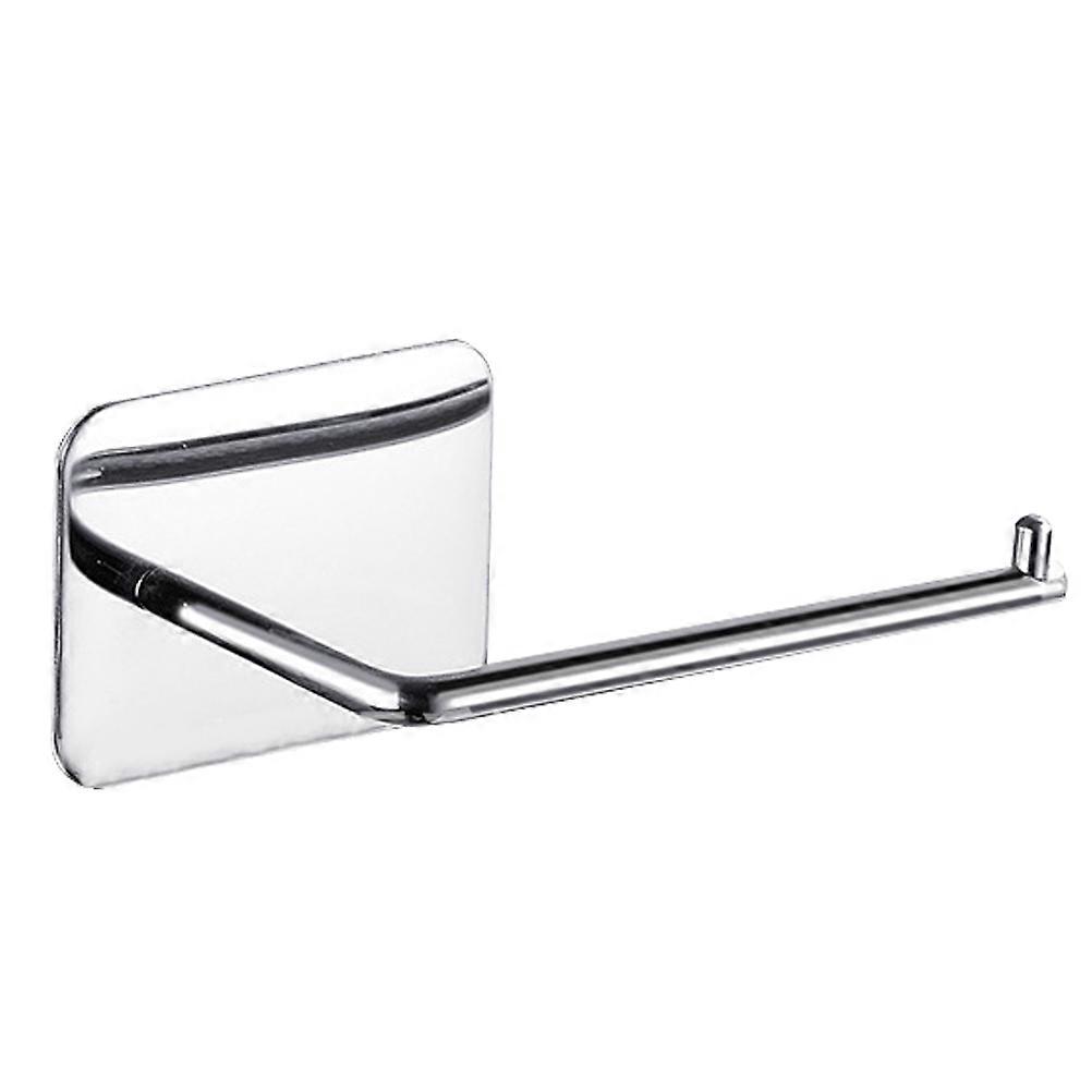 Paper Roll Dispenser Modern Bathroom Design Wall Mounted Silver 1Set