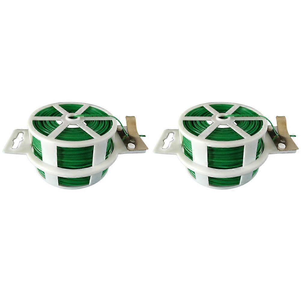 Wire Plant Tie for Garden Use 2Pcs Reel