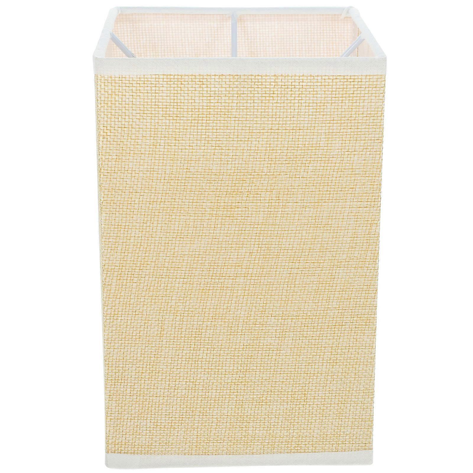 Cloth Square Lampshade for Bedside Lamp 4Pcs Linen Lamp Shade Covers