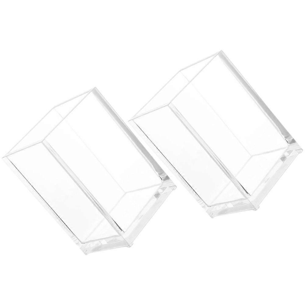 Makeup Brush Container Acrylic Material Shop Display And Home Use 2Pcs