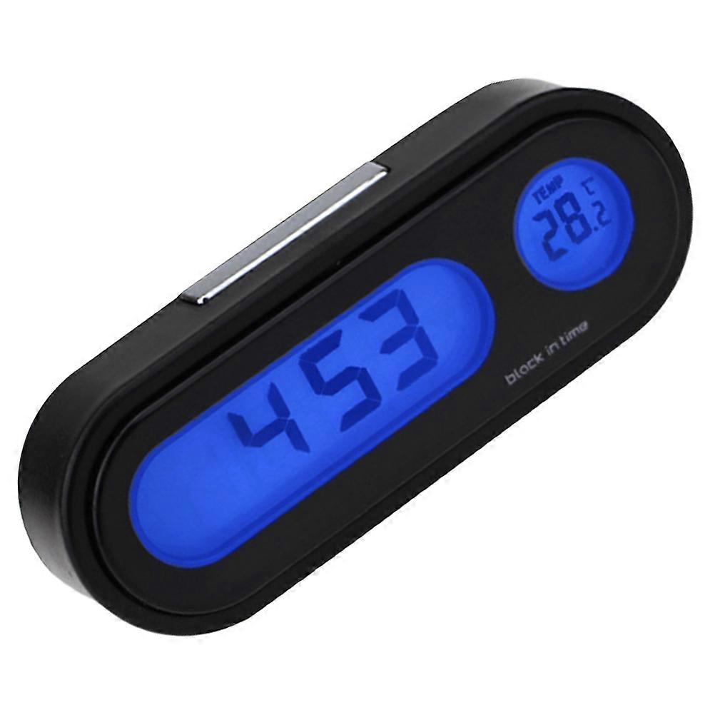 Car Dash Clock with High Precision Electronic Thermometer for Vehicle 3Pcs