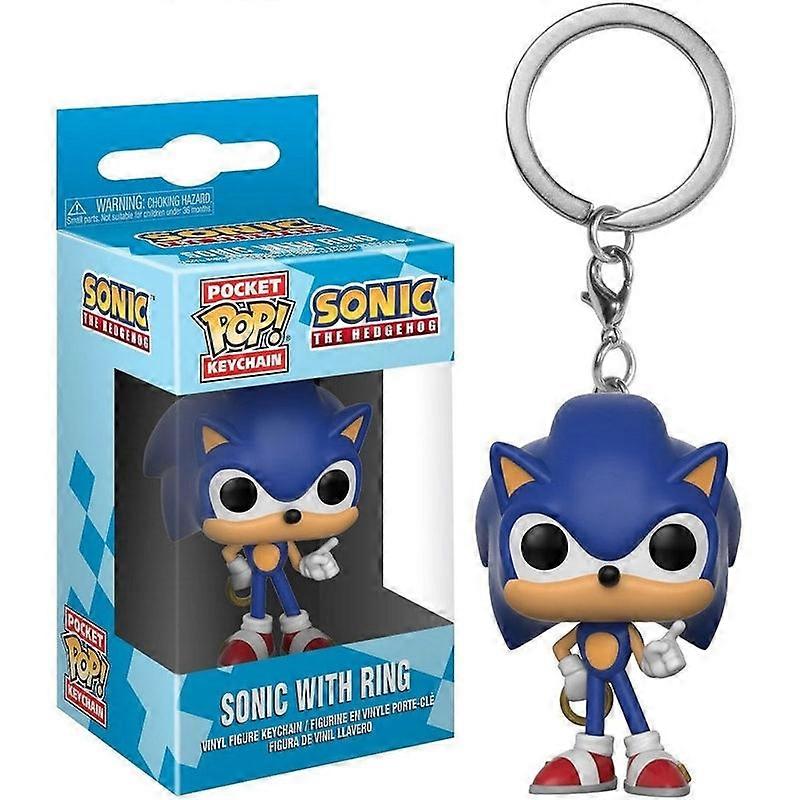 Sonic Pocket POP-nøkkelring med ring, samlefigur