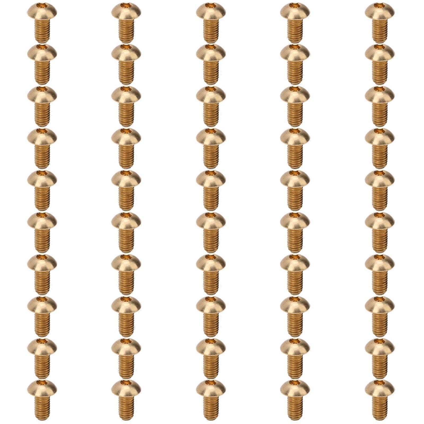 High quality  M5 pure copper hexagon socket head screw (head diameter 9 head