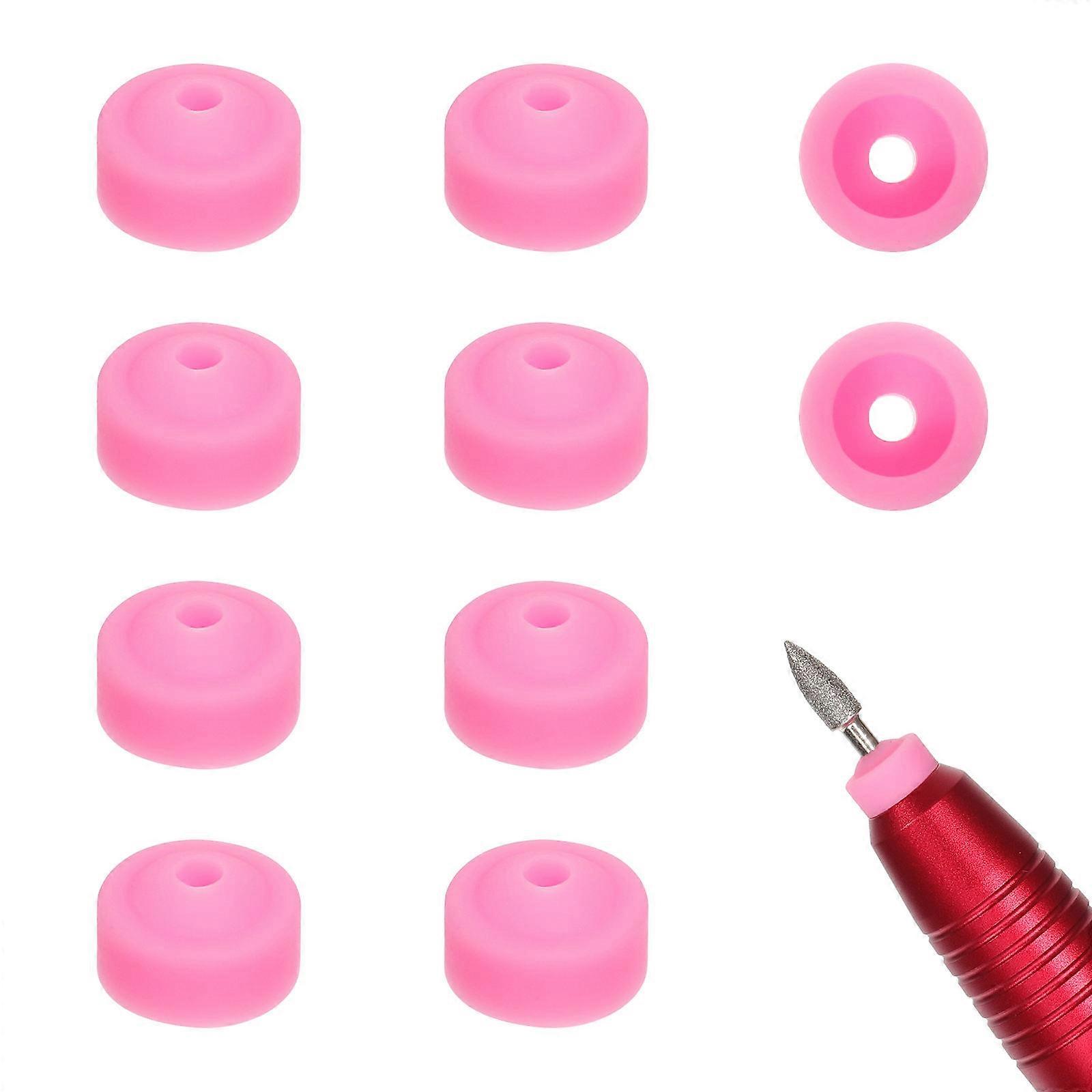Nail Art Tools Silicone Nail Art Tools Dustproof Protector Caps for Protection 40Pcs