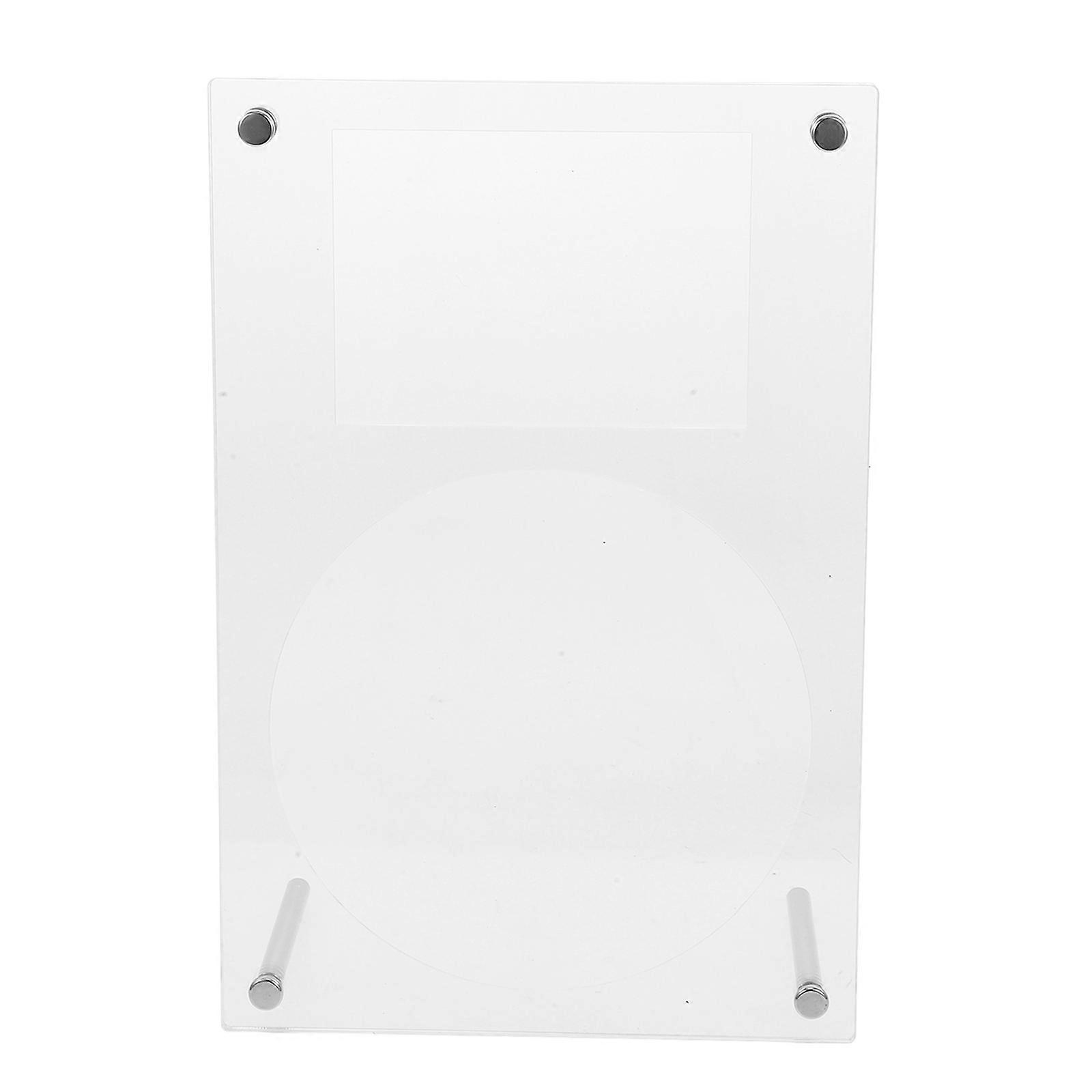 Acrylic Cd Case Photo Storage Holder Clear Display Rack For Cds And Dvds Item Showcase Office Use 21.80X14.40X0.80CM 1Set