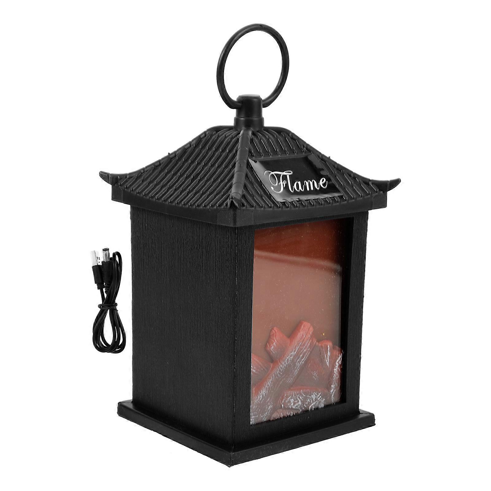 Fireplace Lantern LED Lantern for Hanging Decorative Light 5Pcs Pack