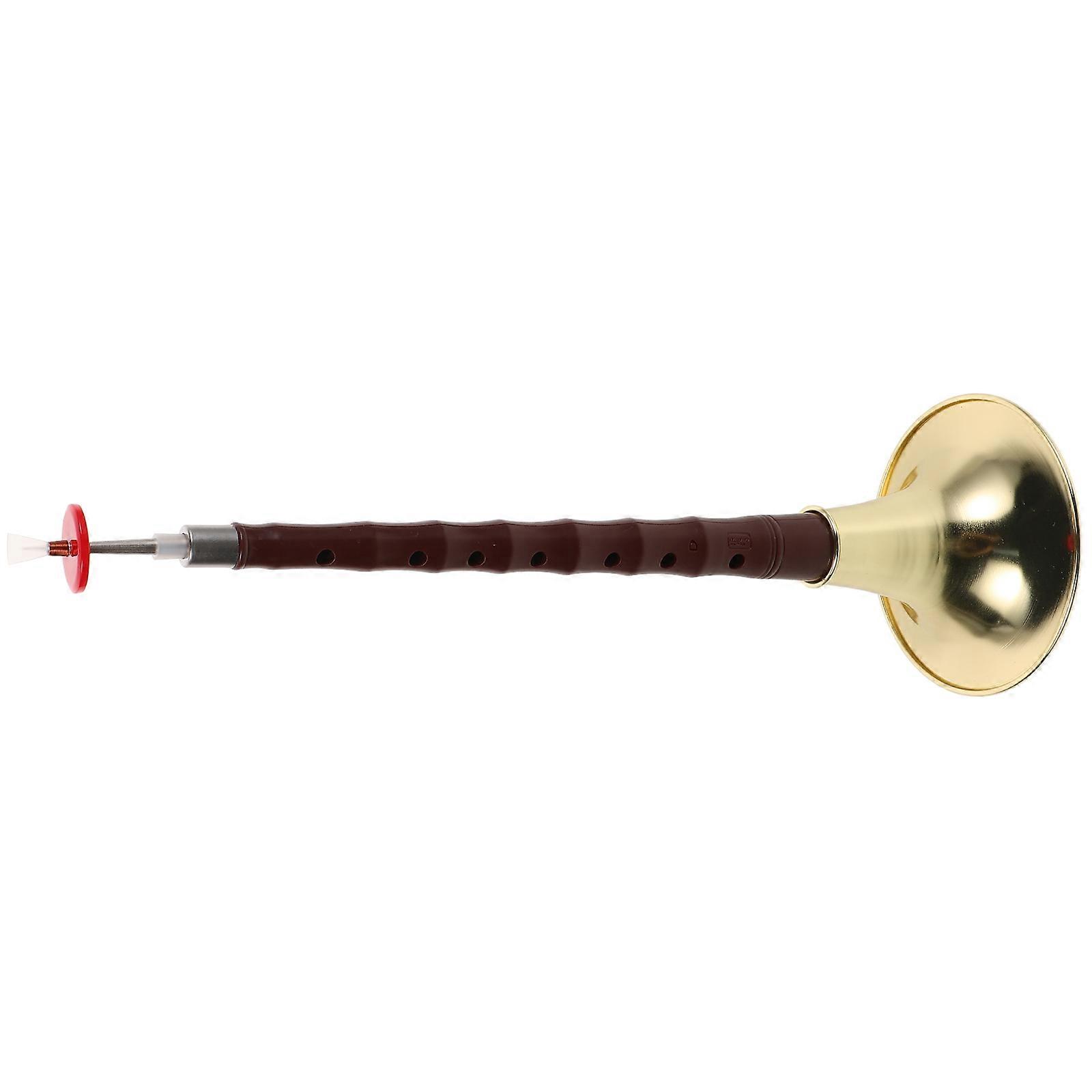 Wind Instrument 3 Sets Suona For Cultural Events Perfect For Music Lovers Golden ABS Design For Enhanced Durability