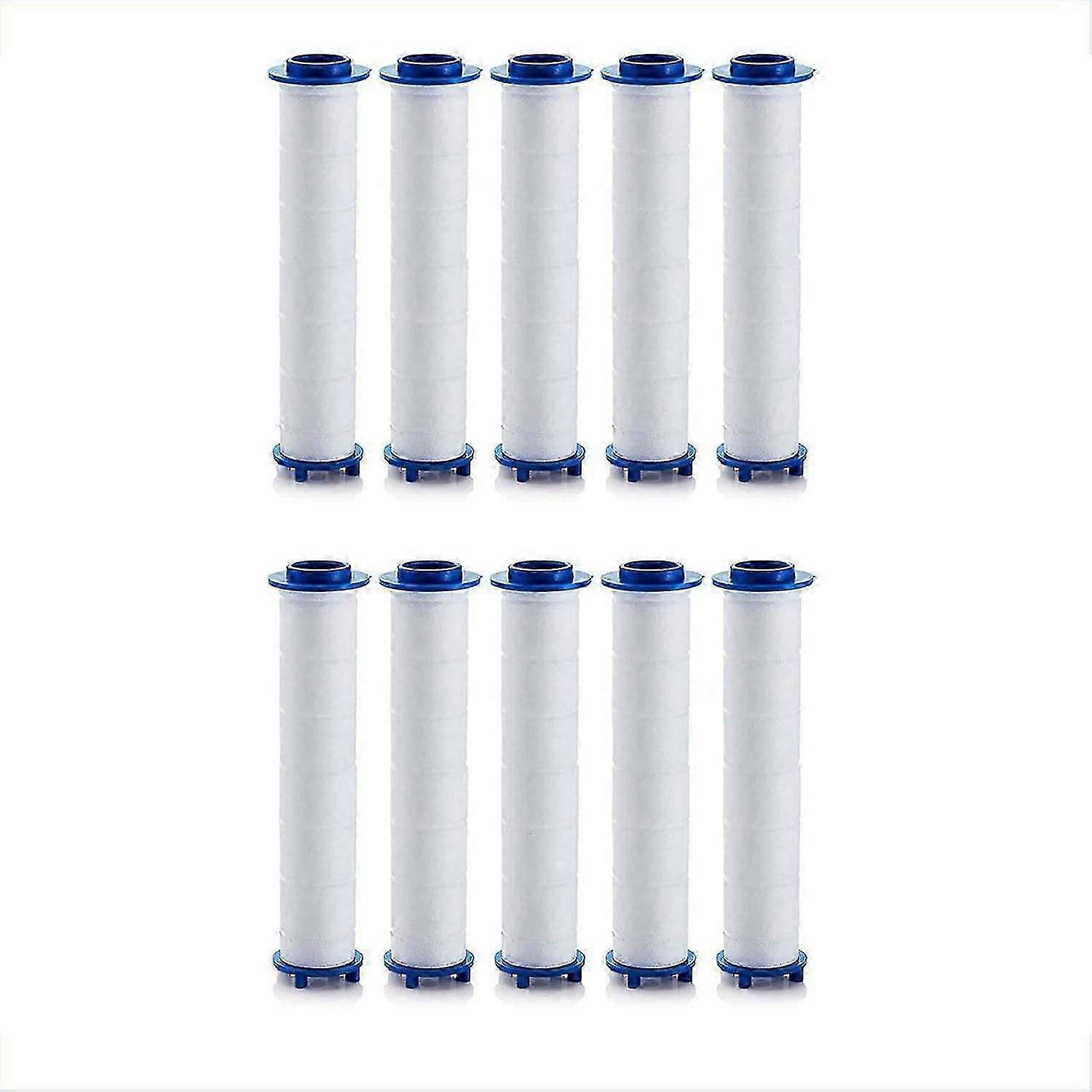 10Pack Turbo Shower Head Filters, Ion Drop Filter Cartridge, Handheld Showerhead, PP Cotto