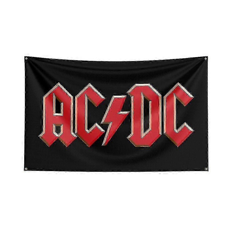 装飾のための3x5ft AC/DCバンド旗ポリエステルデジタル印刷音楽記念品の旗