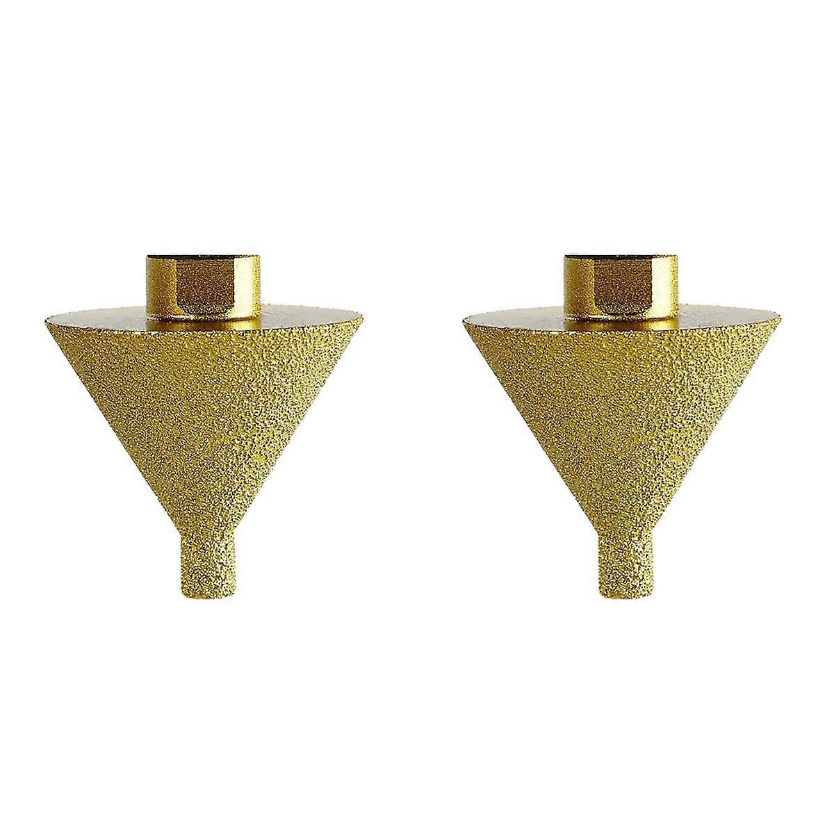 Diamond Beveling Chamfer Bit for Angle Grinders, Cone Tile Bit Small